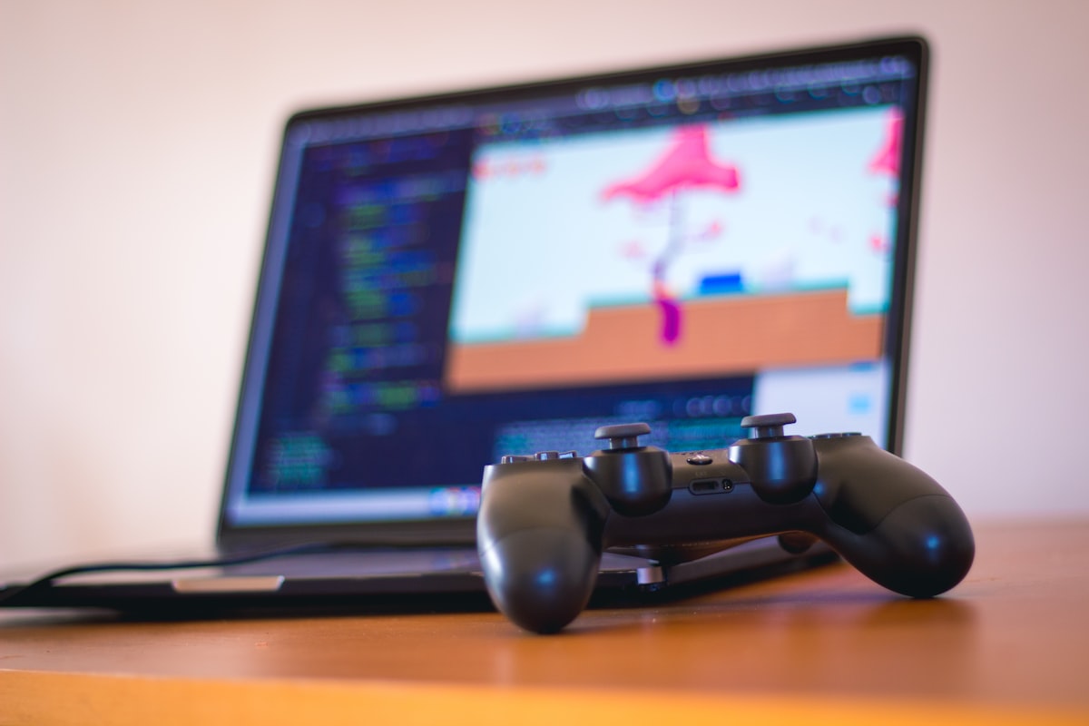 Person learning with a video game controller